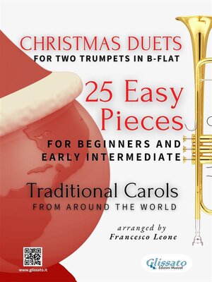 cover image of Christmas Duets for Two Trumpets in B-flat | 25 Easy Pieces for Beginners and Early Intermediate